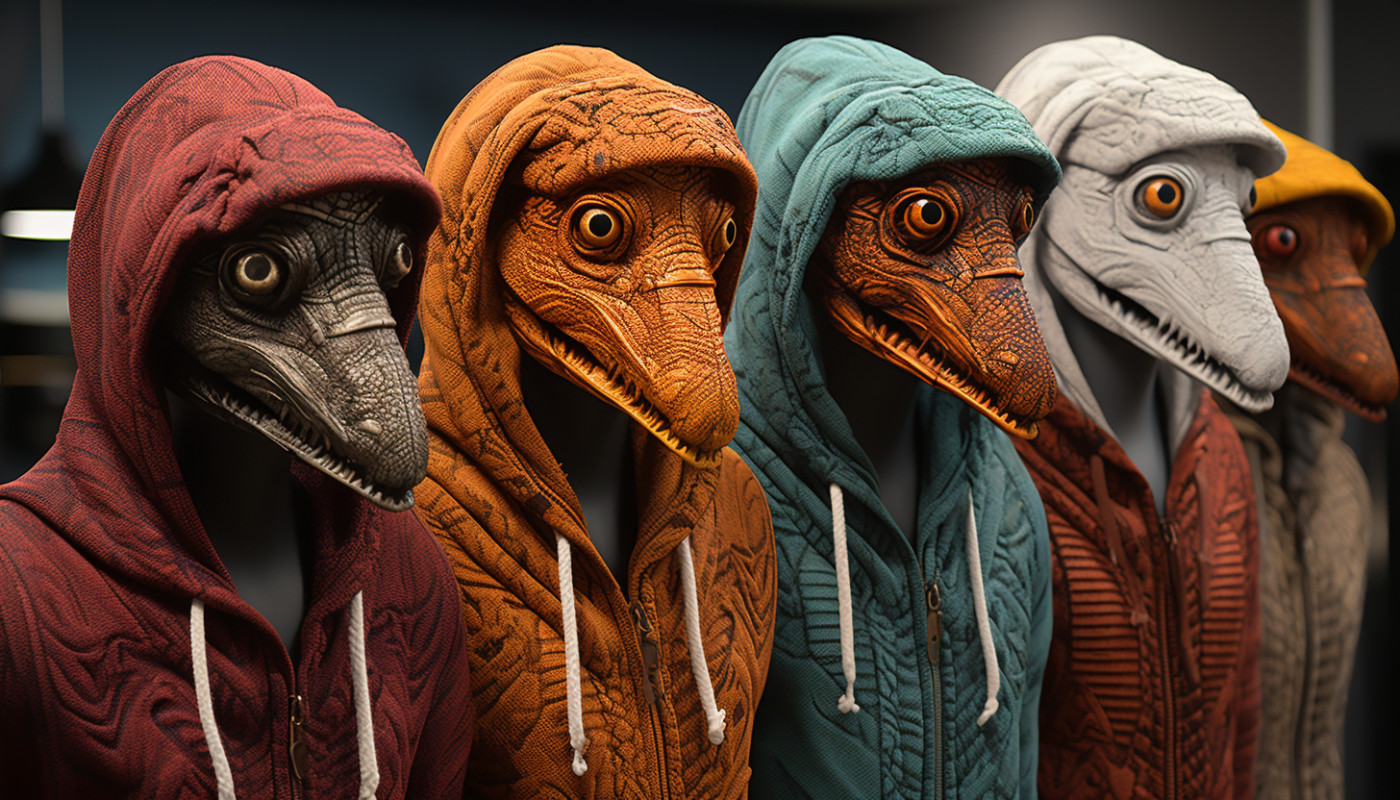 Les sweats à capuche et pull Dinosaure du moment